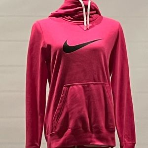 Pink Nike hoodie size medium